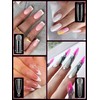 EBANKU Poly Gel Nail Forms - Dual Forms for Builder