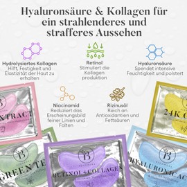 Mixed Eye Pads (30 Pairs) | Eye Pads with Niacinamide & Eye Pads Hyaluronic | Eye Pads Against Dark Circles | Remove Dark Circles | Eye Patches