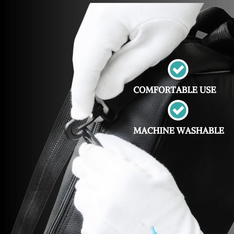 Regalia Store UK Masonic White 100% Cotton Gloves (Medium)