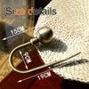 INCREWAY Curtain Hooks, 2 Pcs Round Metal Decorative Curtain Drapery