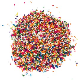A Great Surprise Rainbow Sprinkles - 2.2 Pounds - Bulk Rainbow Jimmies for Cookies - Birthday Cake for Ice Cream, Baking, Cupcakes, Donuts