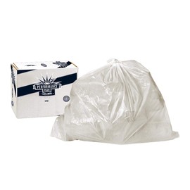 Performance Plus 24"X33".24 MIL, clear High density can liner, 1000 per case
