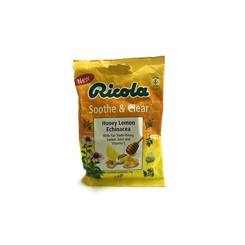 Ricola Honey Lemon Echinacea Bag 75g