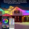 Permanent Outdoor Lights,100ft RGB + IC Smart LED Eaves Lights