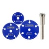 SHDIATOOL Diamond Cut-off Wheel 30/40/50MM with 6MM Rounded Shank Cutting