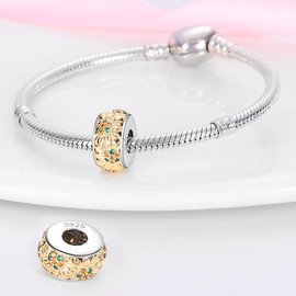 Pandach 925 Sterling Silver Charms for Bracelets and Necklaces Madonna Charm Dangle Pendants Sunflower Beads Charms Jewelry Women Jewelry Gifts