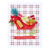 Spellbinders S4-1358 Delivering Joy Sleigh Etched Dies from The Handmade
