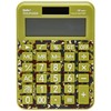 Helix Oxford Camo Basic Calculator - Green