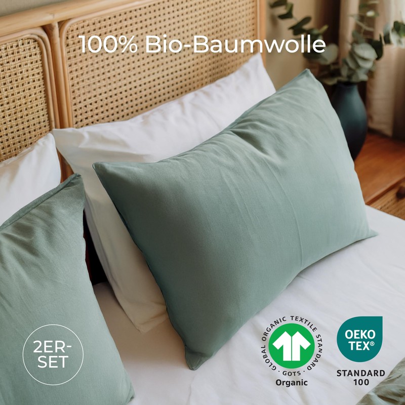 Dreamzie - 100% Organic Cotton - Pillowcase 40 x 60
