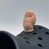 Imitation Big Toe Charms, 5 Counts Shoe Decoration Charms, Detachable