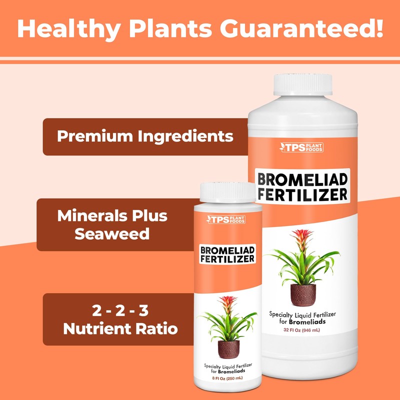 Bromeliad Fertilizer for All Bromeliaceae Plants, Liquid Plant Food 8