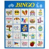 Iconikal 32 Player Easter Bingo Set with Bonus Pin the