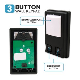 Garage2Go Garage Door Wall Panel Replacement for Liftmaster 378LM (Purple Learn Button)