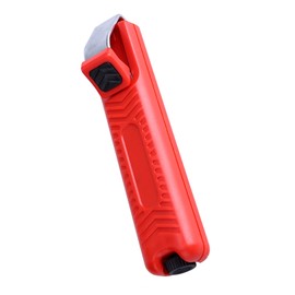 Cable Stripping Tool Adjustable Cutting Depth Hard Cable Jacket Strippers Red Mini Knife Wire Stripper Cutter