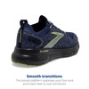 Brooks Men’s Glycerin StealthFit 20 Neutral Running Shoe - Blue/Ebony/Lime