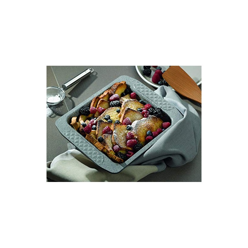 kela Casserole Dish Lea 29,5x25,5x6,5cm in Metal Grey, Multi-Ply 29.5