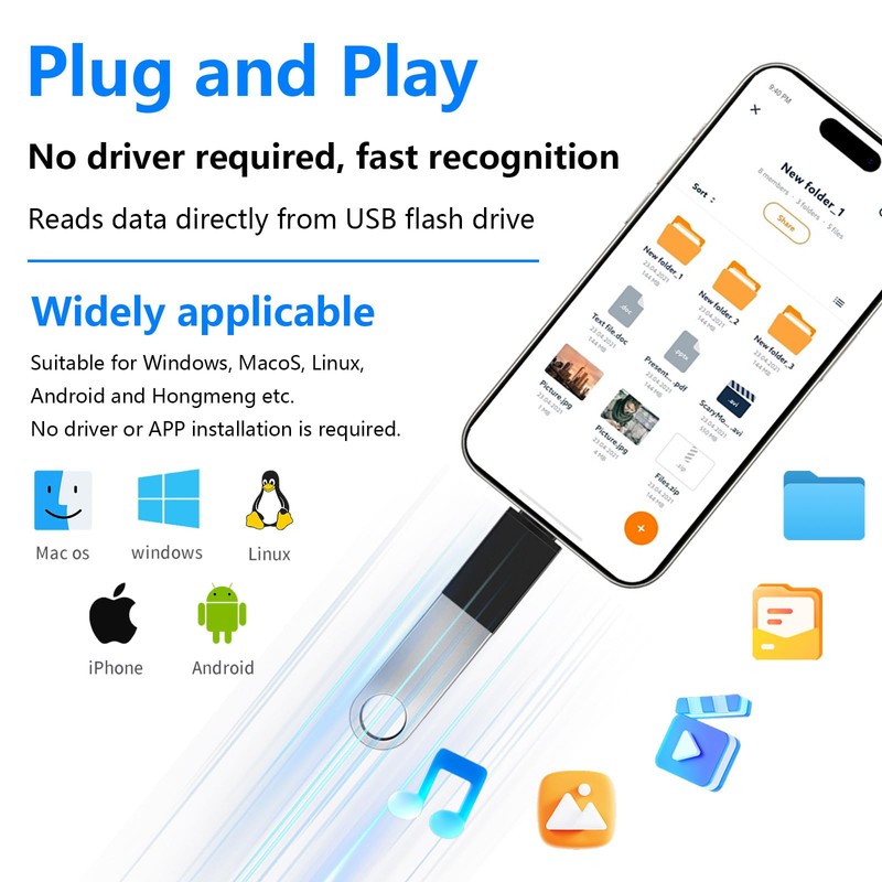 Verbstel 10 Pack USB C to USB3.0 Adapter, Type C