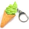 Food Sample Keychain Eat and Delicate and Soft Cream (Matcha)