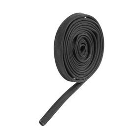 Partuto Fiberglass Heat Wire Shield Sleeve Heat High Temp Shield Adjustable Heat Shield 10ft 10mm 3/8" Black for Car Wire Protection Replacement