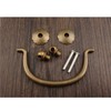 COSIBOA 6 Pack Traditional Bail Cabinet Hardware Handle Pull Antique