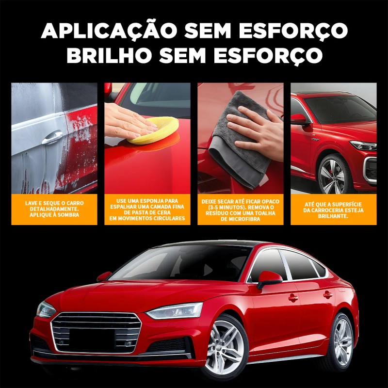 Weica Cera Carnaúba Roja 180g Kit Apl.: Brillo Y Protección