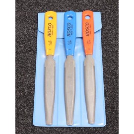 Hosco Electric Guitar Nut File Set 3 double Sided Luthier Tools Ships From USA