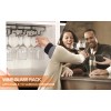 Uten 4 Rows Wine Glass Racks Under Cabinet Wall Mounted