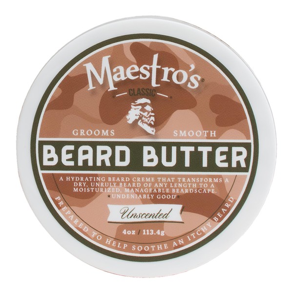 Maestro’s Classic BEARD BUTTER | Anti-Itch, Extra Soothing, Hydrating Beard