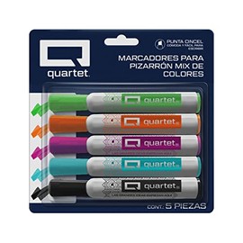 Quartet Marcadores para pizarrón 5 mix. P6988