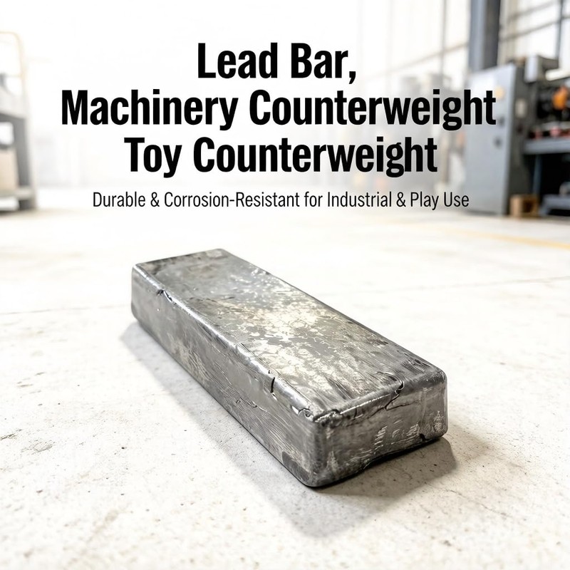 1LB High Purity Lead Ingots 99.9% Pure Lead Bars for