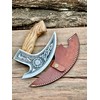 SHOHASS Pizza Cutter Axe Viking Pizza Axe Handmade Mini Pizza