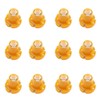 uxcell 12pcs 12V T4.2 2-3014 Yellow LED Car Interior Dashboard