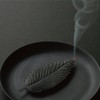 Paper Incense Hako Leaf Incense Ha Ko, Black, Pack of