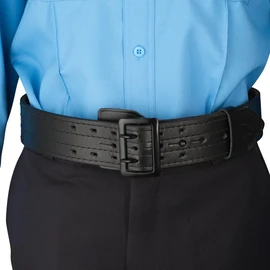 JAY-PEE Replacement Sam Browne Duty Belt Buckle 2.25" Solid Brass 2 Prong Buckle for Law Enforcement, Black, 2 prong duty buckle