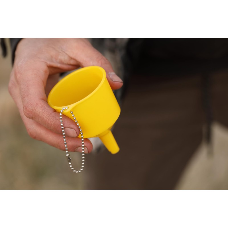 Coghlan's High-Strength Polypropylene Funnel with Brass Strainer, Ideal for Refilling