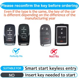 Tukellen for Dodge Key Fob Cover Soft TPU Full Protection Key Shell Key Case Compatible with 2019-2023 Dodge RAM 1500 2500 3500 , 4-5 Buttons(Blue)