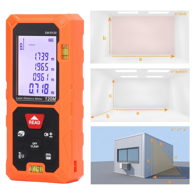 Laser Distance Meter Digital High Accuracy Handheld Intelligent Measurement Tool