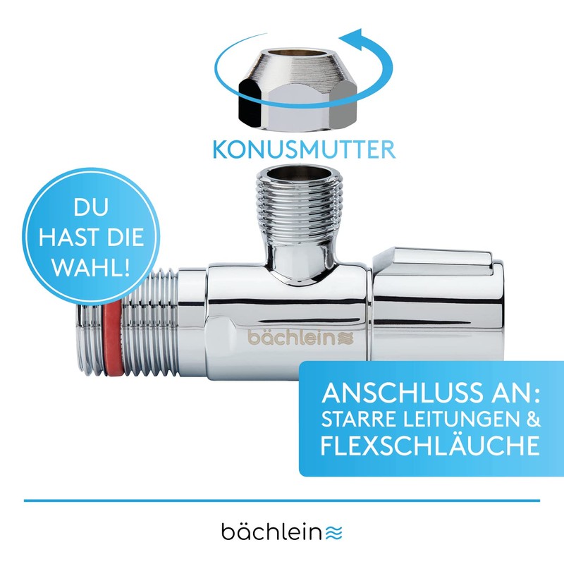 Bächlein Universal Angle Valve [Set of 2]