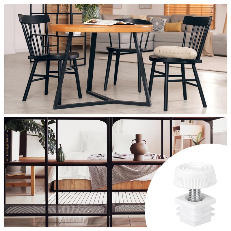 sourcing map Furniture Leveling Feet, 8 Sets 20 x 20mm