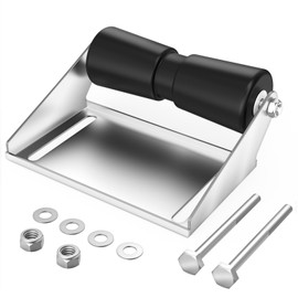 FOROIRON 8inch/10inch/12inch Boat Trailer Roller with Bracket Keel Roller Assembly Kit for Boat Trailer, Boat Trailer Keel Roller Bracket