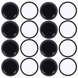 16 Pack Furniture Sliders 1.5 Inch for Carpet Black