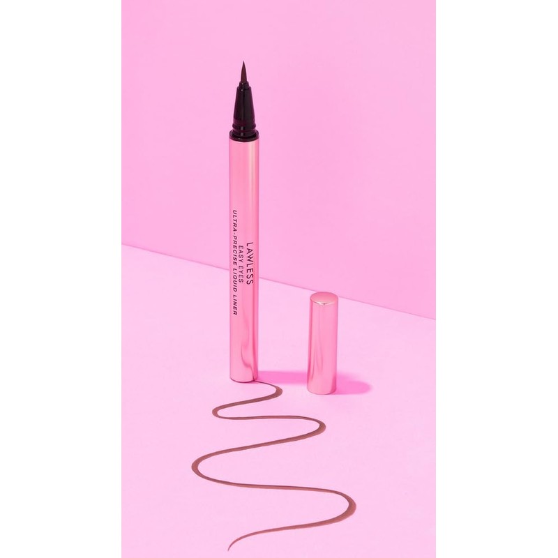 Lawless Women's Easy Eyes Ultra Precise Liquid Liner, Coco, Brown,