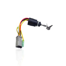 129572 Ignition Switch with Key Fit for Tracker Boats 3 Position 6 Wire Connectors