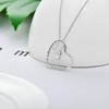 MISTBEE Ballerina Necklace Sterling Silver Engraved Inspirational Necklace She Believed