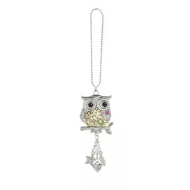Ganz Glimmer Car Charm -Owl