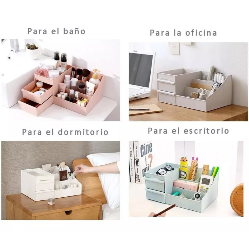 ArgenMex Organizador De Maquillaje Exhibidor De Cosméticos C/cajones