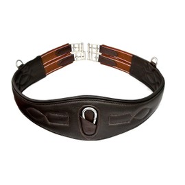 ALL PURPOSE GIRTH SUPER SOFT ANATOMICAL GIRTH MADE ON EXTREMELY SOFT LEATHER (140 Brown)