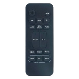 ECONTROLLY RC-1236 Replacement Soundbar Remote Commander Compatible for DENON Sound Bar Speaker System DHT-S216H DHT-S216