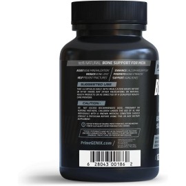 PrimeGENIX Bone Complex, Reduce Bone Loss, Designed for Men Vitamin D3, C, K