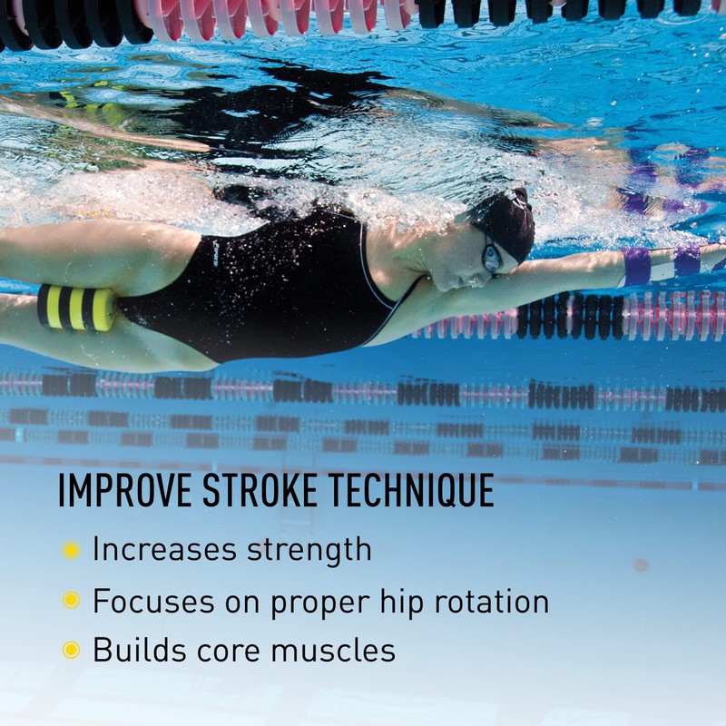 Finis Kinder Foam Pull Buoy, schwarz/Gelb, one Size